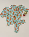 Bamboo Two Piece Set | Gingerbread Gingham
