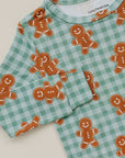 Bamboo Two Piece Set | Gingerbread Gingham
