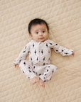 Bamboo Zip Romper | Little Bolt