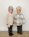 Grey Plaid Shacket