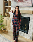 Adult Christmas Plaid Pajama Set