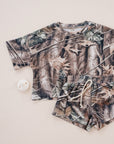 Shorts Set | Brown Camo
