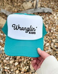 Wrangling' Kids Trucker Hat - Fall Western Trucker Hat