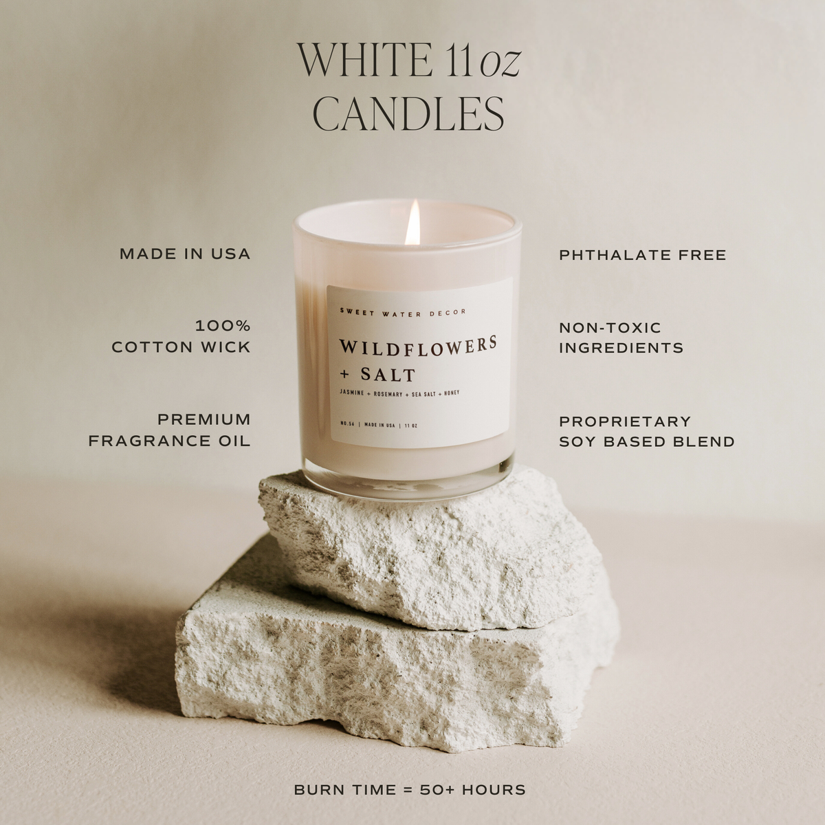 Driftwood and Mahogany 11 oz Soy Candle - Home Decor &amp; Gifts
