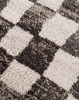 Benjy Cream & Charcoal Checkered Area Rug