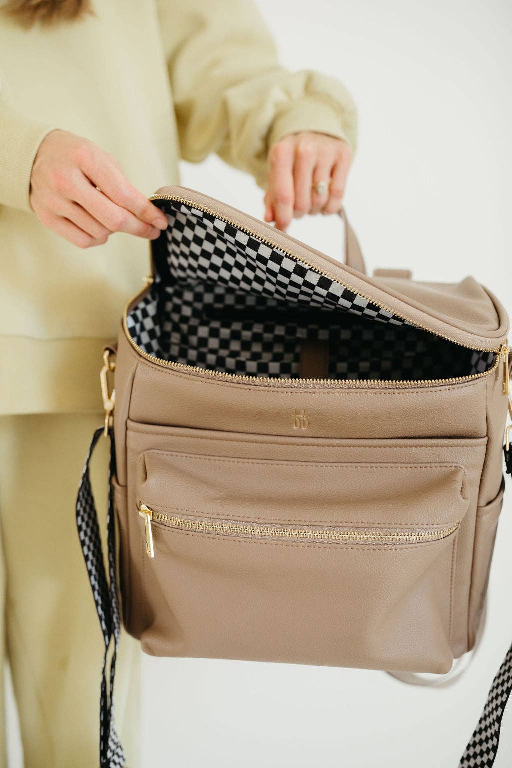 Ff Diaper Bag | Taupe