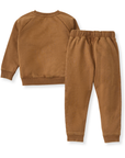 Acid Wash Football Toddler Sweatshirt Set