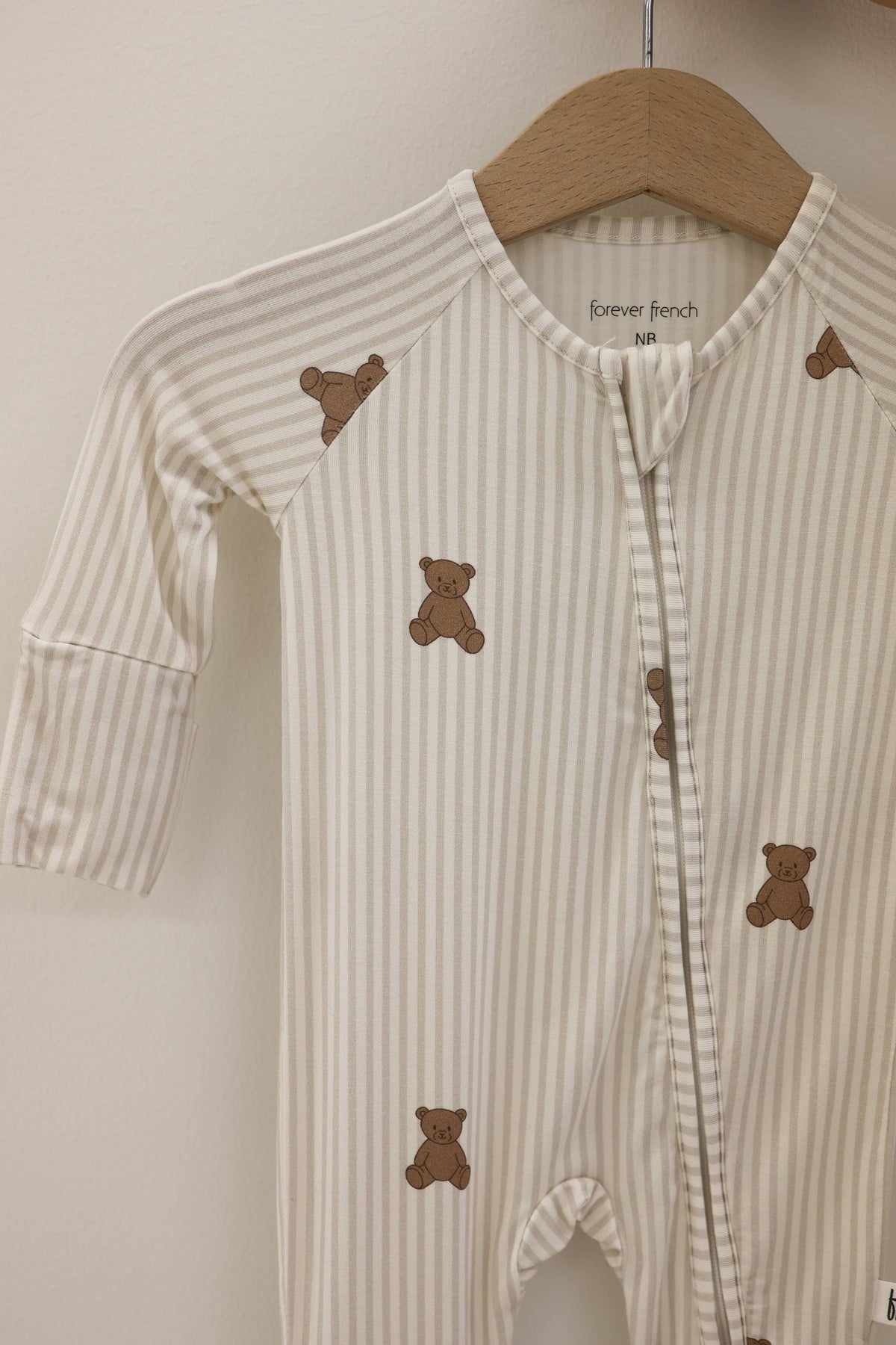 Bamboo Zip Pajamas | Teddy