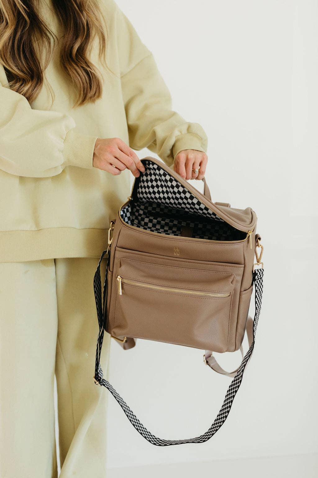 Ff Diaper Bag | Taupe