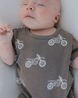 French Terry Romper | Dirt Bike