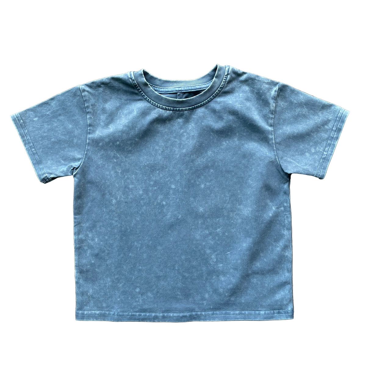 Blue Classic Stone-Wash Tee