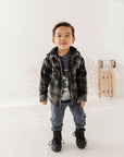 Babysprouts Kid's Hooded Shacket