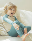 Modal Raglan Boys Girls  Long Sleeve PJs