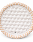 Ali+Oli Two-Ring Inflatable Kiddie Pool (Tan Checkers)