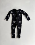 Mama’s Boy | Black Bamboo Romper