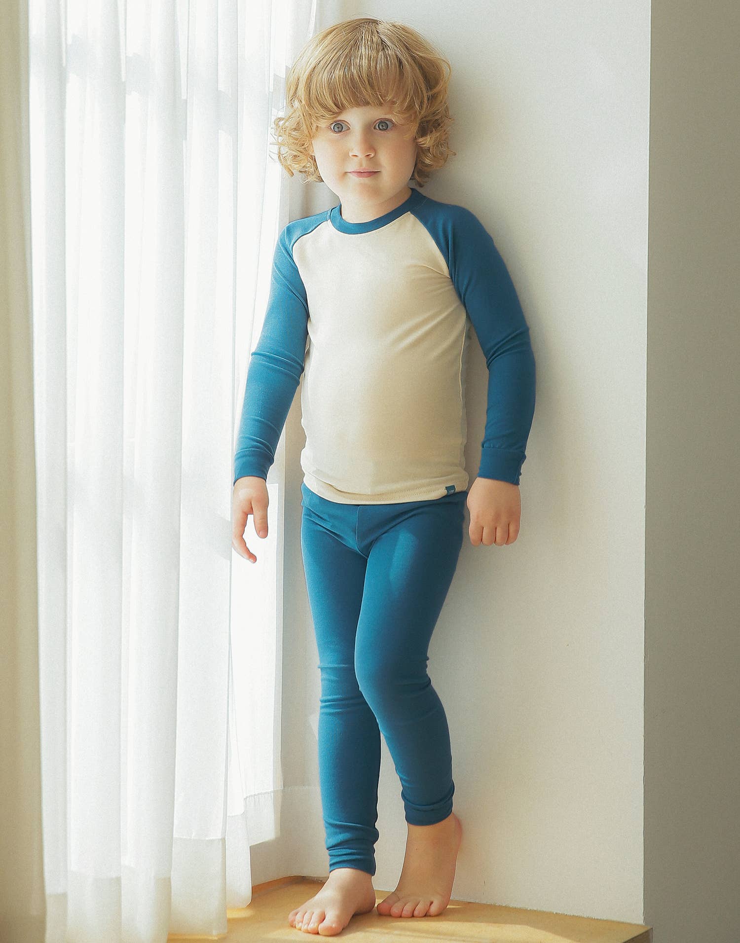 Modal Raglan Boys Girls  Long Sleeve PJs