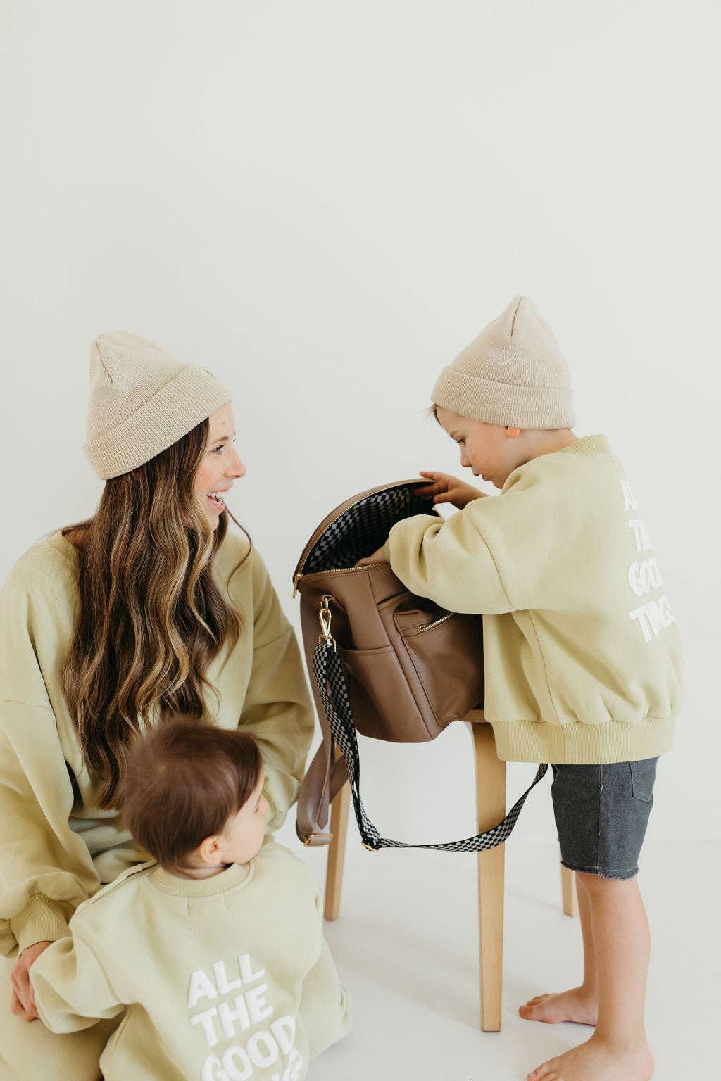 Ff Diaper Bag | Taupe
