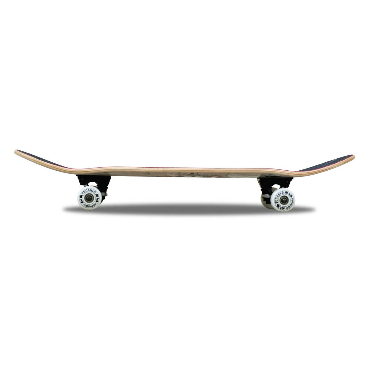 Blank 7.75" Complete Skateboard - Stained Black