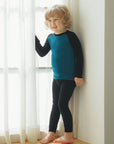 Modal Raglan Boys Girls  Long Sleeve PJs
