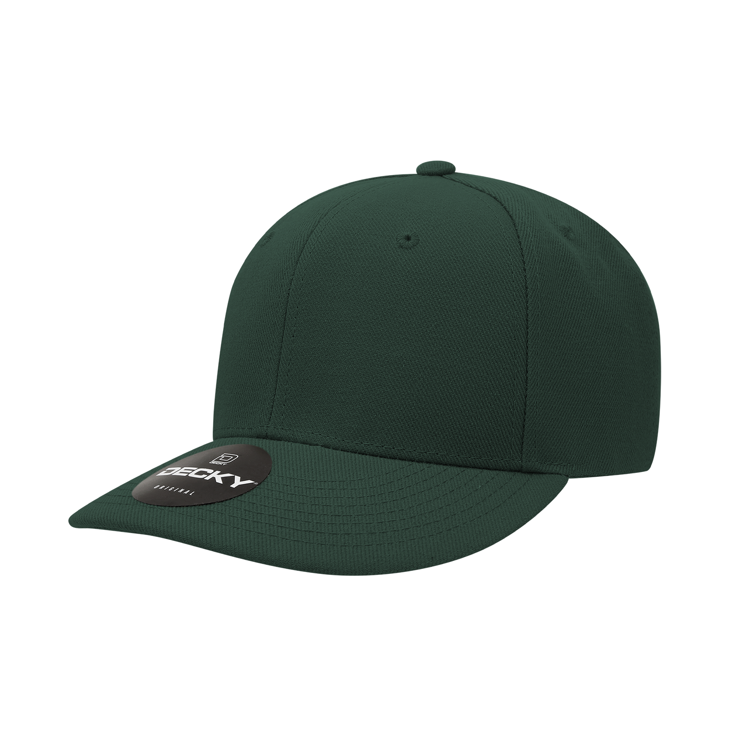 Decky 207 - Deluxe, Mid Pro Baseball Caps - 207: Black/Grey
