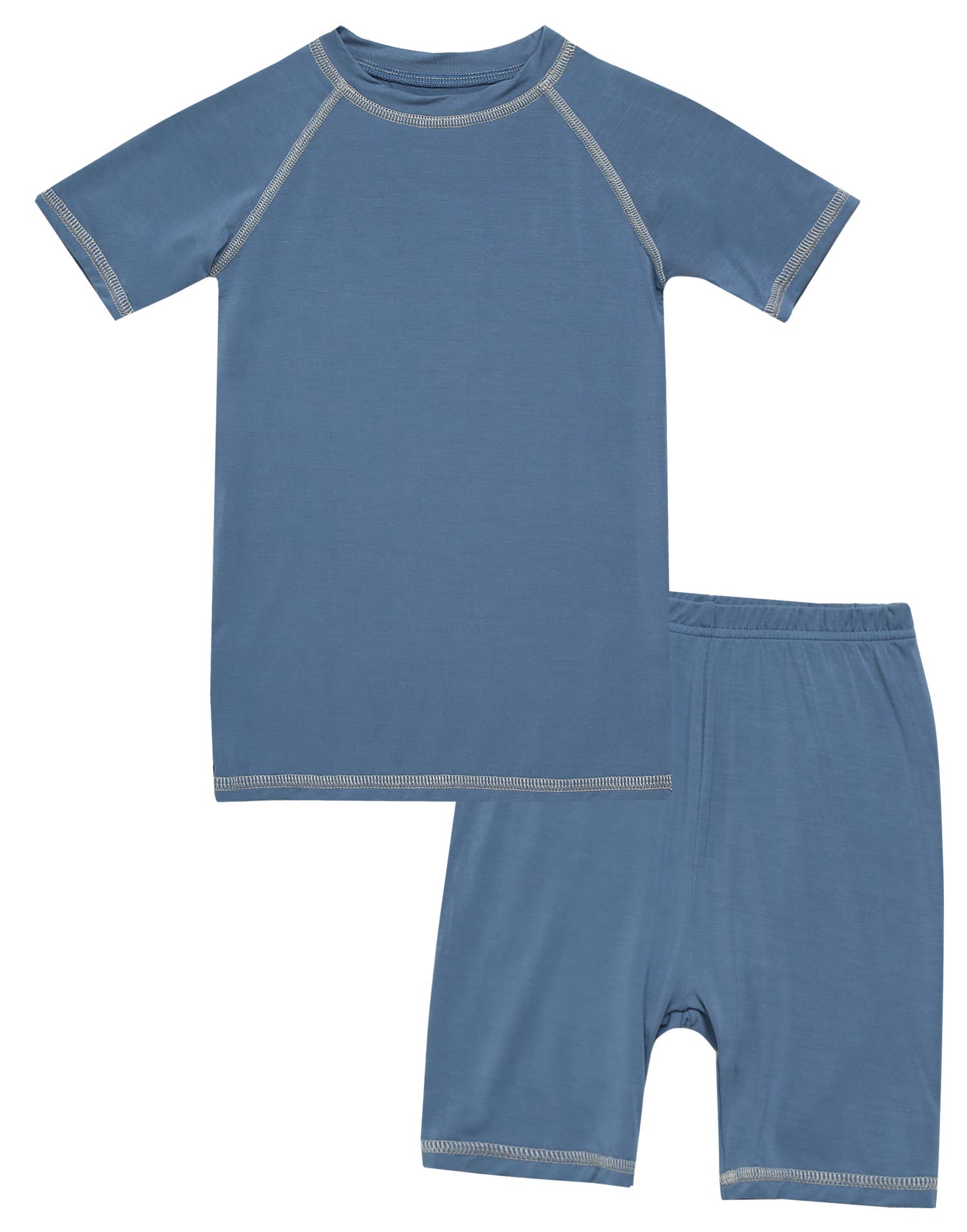 Bluestone Bamboo Stitch Boys Girls Baby Short Sleeve PJs