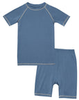 Bluestone Bamboo Stitch Boys Girls Baby Short Sleeve PJs
