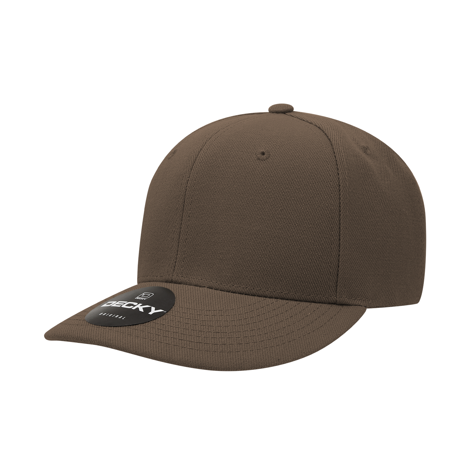 Decky 207 - Deluxe, Mid Pro Baseball Caps - 207: Black/Grey