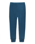 Modal Peacock Blue Long Sleeve PJs