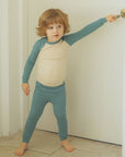 Modal Raglan Boys Girls  Long Sleeve PJs