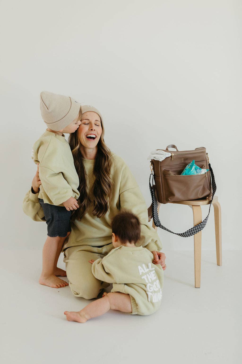 Ff Diaper Bag | Taupe