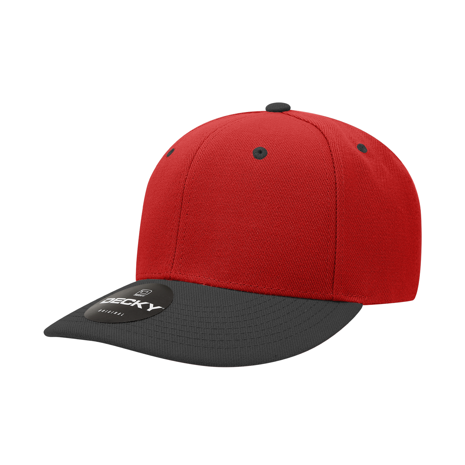 Decky 207 - Deluxe, Mid Pro Baseball Caps - 207: Black/Grey