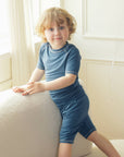 Bluestone Bamboo Stitch Boys Girls Baby Short Sleeve PJs