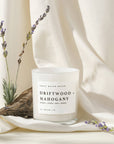 Driftwood and Mahogany 11 oz Soy Candle - Home Decor & Gifts