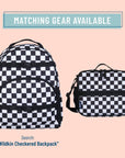 Black and White Checkered Eco Lunch Box