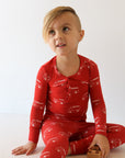 Bamboo Two Piece Pajamas | Fire Truck