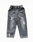 90s Relaxed Straight Denim - Gray Wash