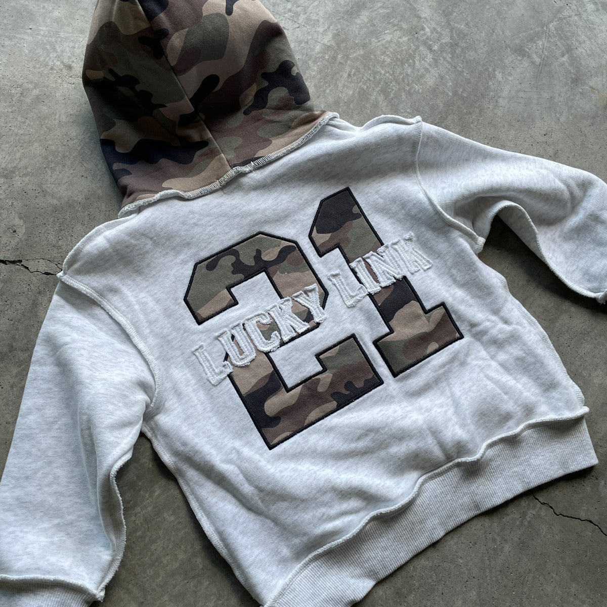 Camo Hood - Inside Out Hoodie