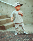 Tan Classic Stone-Wash Tee