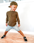 DENIM SHORTS - LIGHT WASH