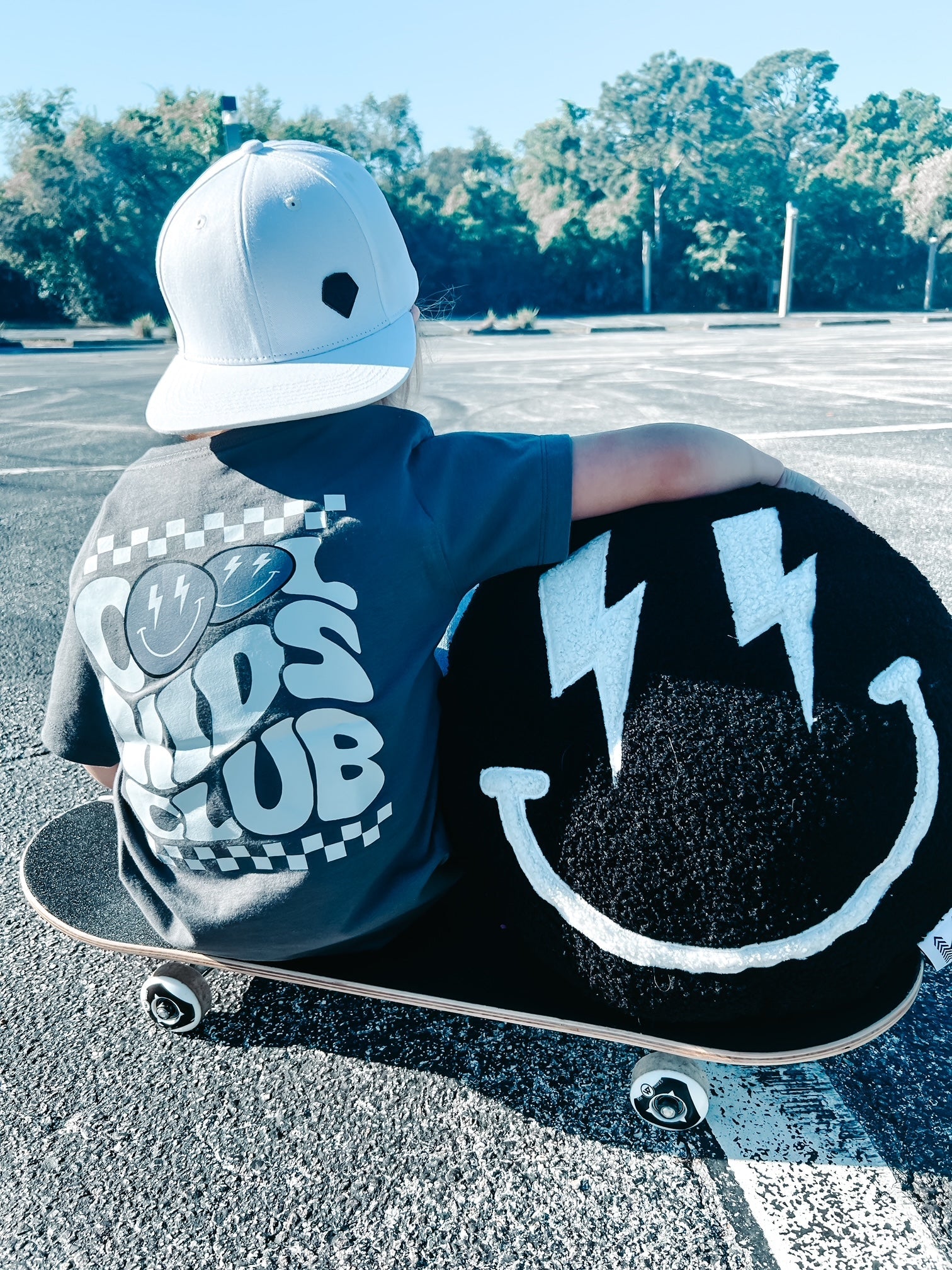 Black Smiley Plush – Worn Wild