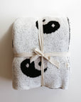 Plush Blanket | Black & White Yin Yang