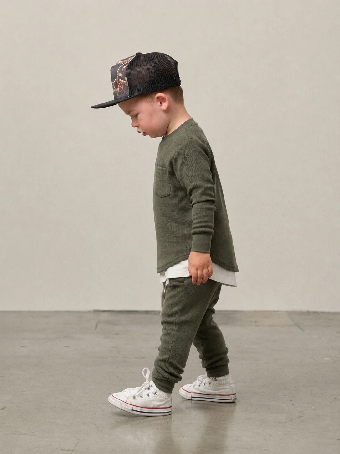 Waffle Jogger - Green