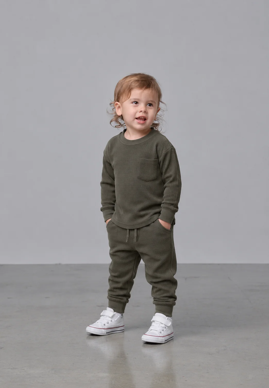 Waffle Jogger - Green