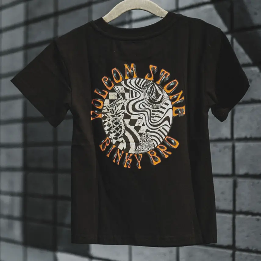 Kids Graphic T-Shirt Bnky X Volcom Stone