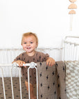 Muslin Crib Sheet | Lightning Bolt