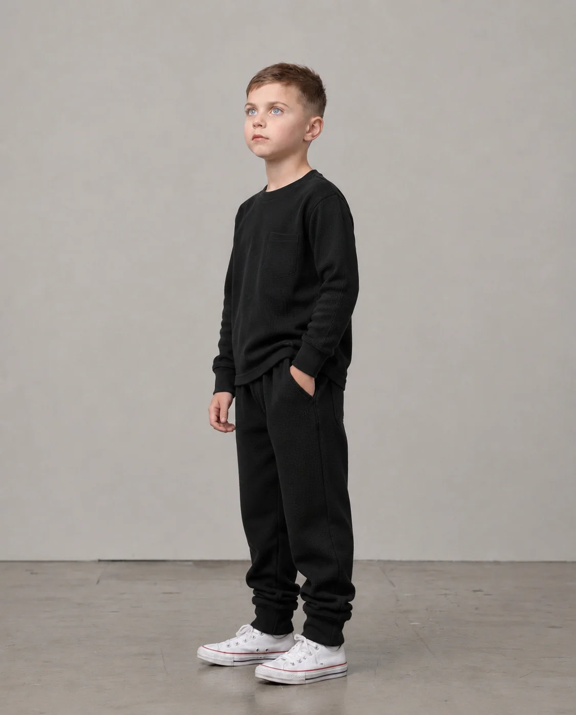 Waffle Top - Black