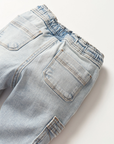 Cargo Denim Jogger - Light Wash