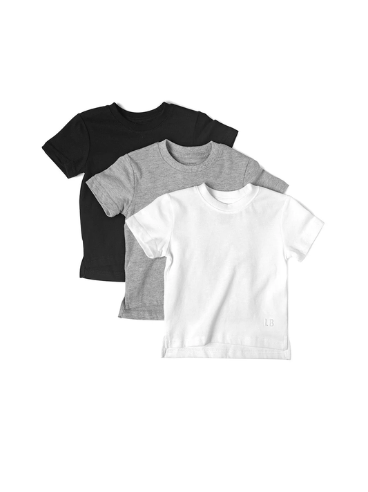 Elevated Tee 3 - Pack - Monochrome
