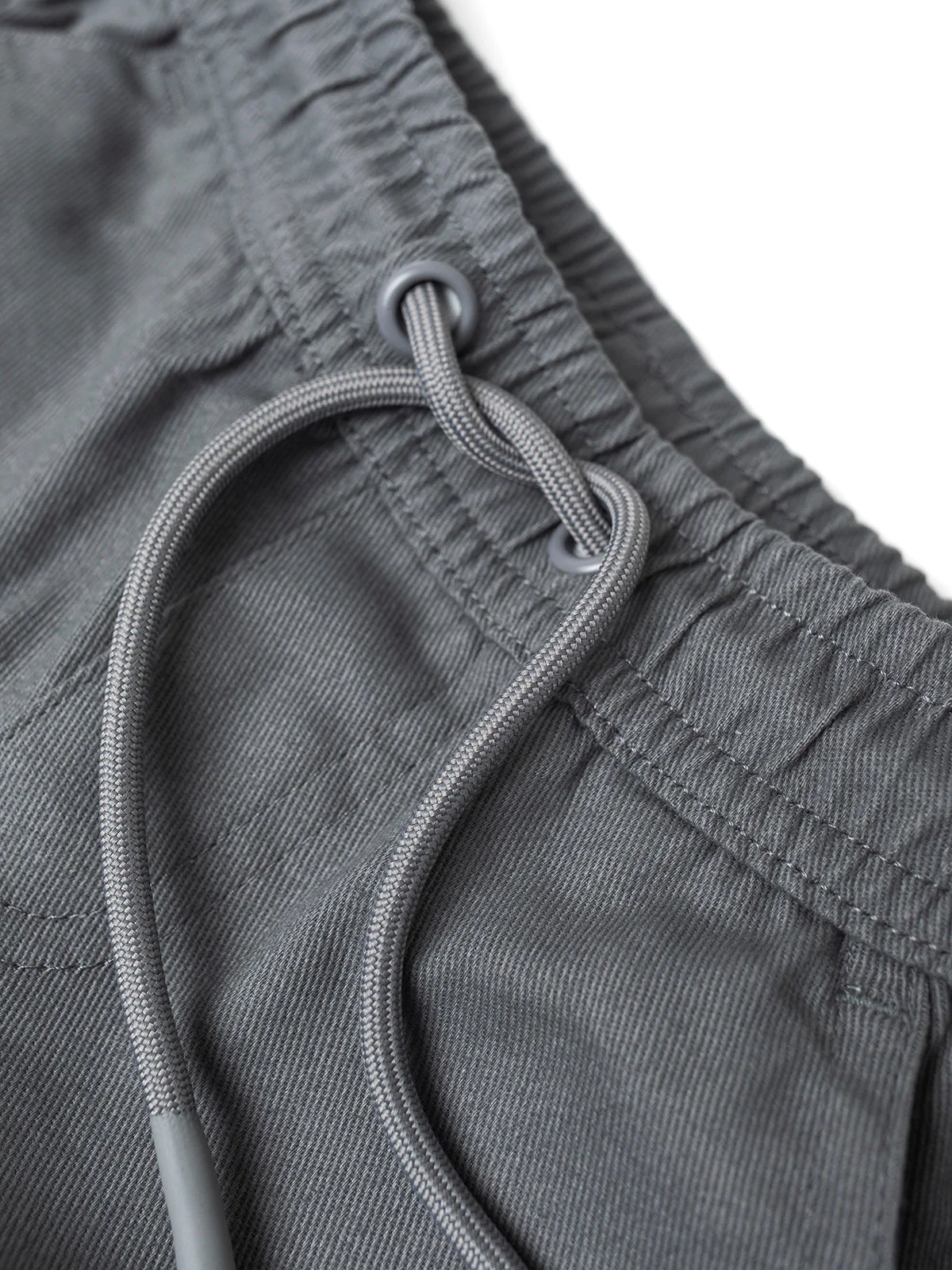 Cotton Twill Shorts - Charcoal
