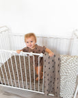Muslin Crib Sheet | Lightning Bolt